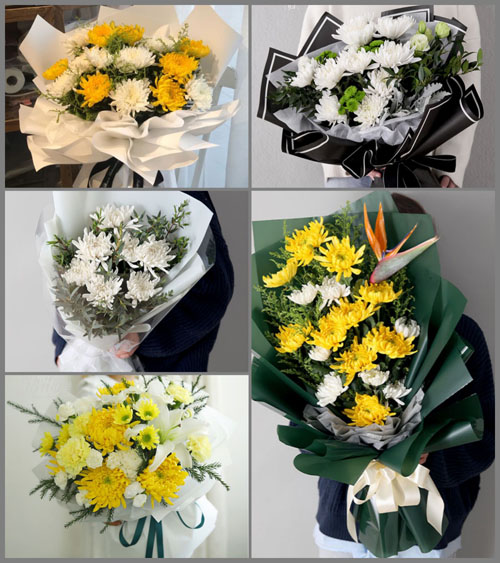 贵州铜仁市沿河县沙子镇白泥村白事花束代送